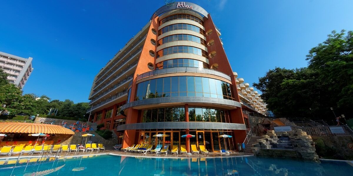 Imagine cu hotelul Atlas din Nisipurile de Aur Bulgaria 1