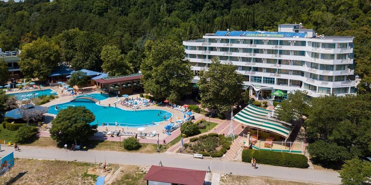 Exterior hotelul Arabella Beach din Albena Bulgaria