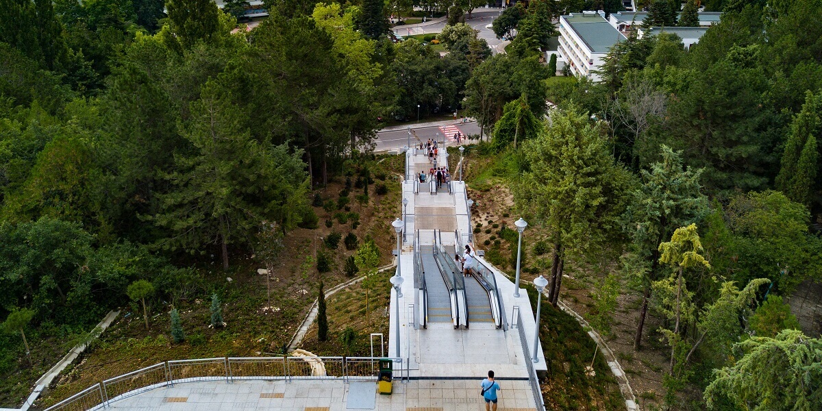 Poze scări rulante stațiunea Albena Bulgaria 10