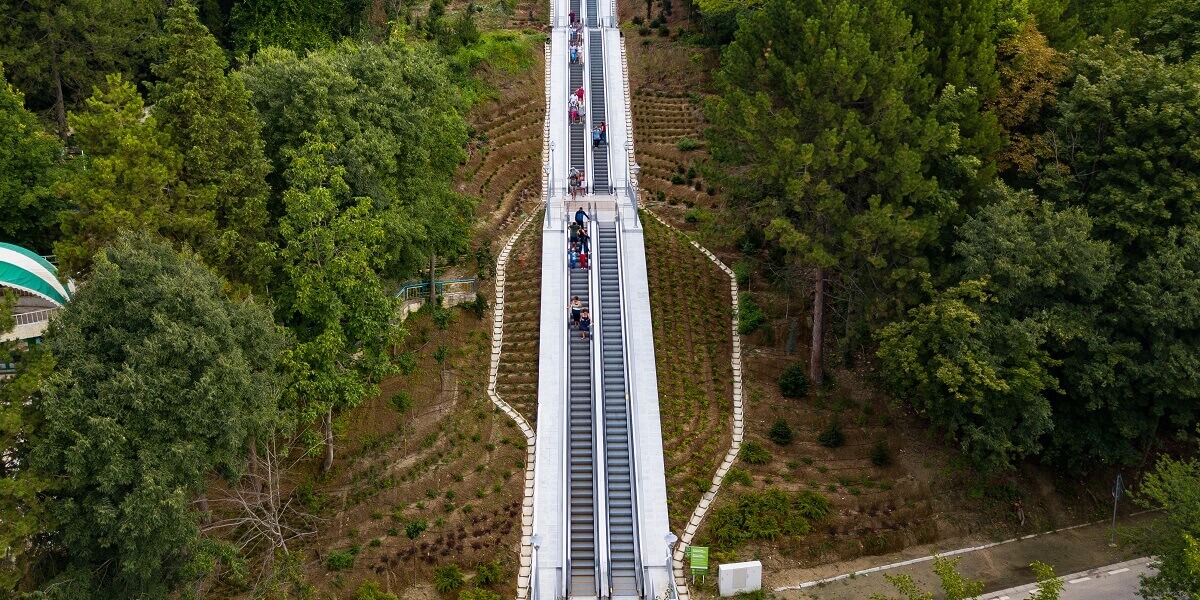 Poze scări rulante stațiunea Albena Bulgaria 15