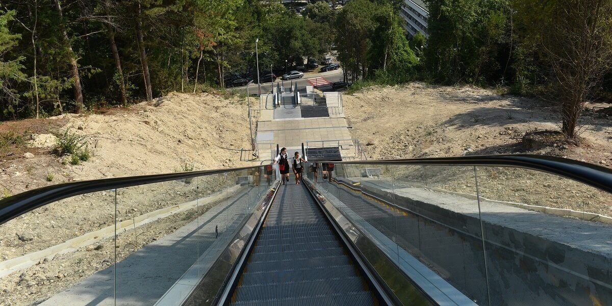 Poze scări rulante stațiunea Albena Bulgaria 4