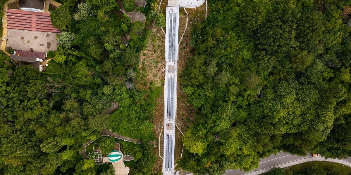 Poze scări rulante stațiunea Albena Bulgaria 8