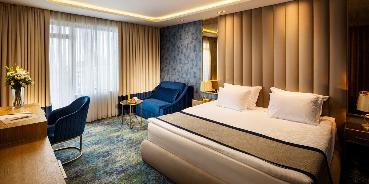 Cameră dublă deluxe hotel Admiral din Nisipurile de Aur, Bulgaria