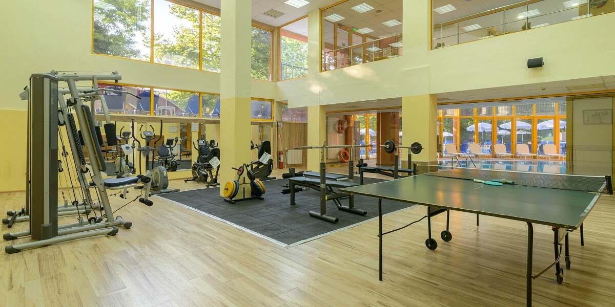 Sală de fitnes hotel Atlas din Nisipurile de Aur, Bulgaria