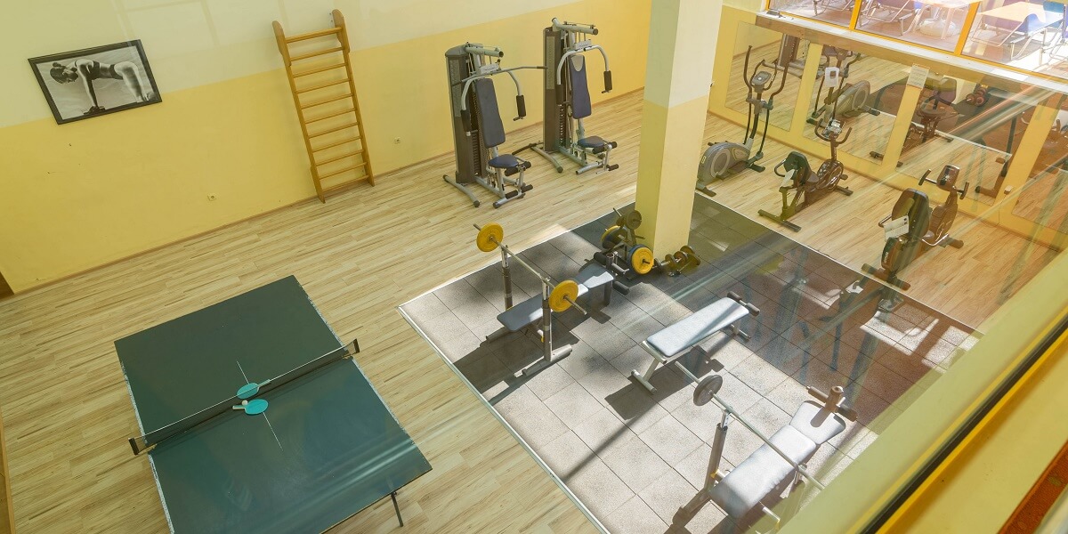 Sală de fitnes hotel Atlas din Nisipurile de Aur, Bulgaria