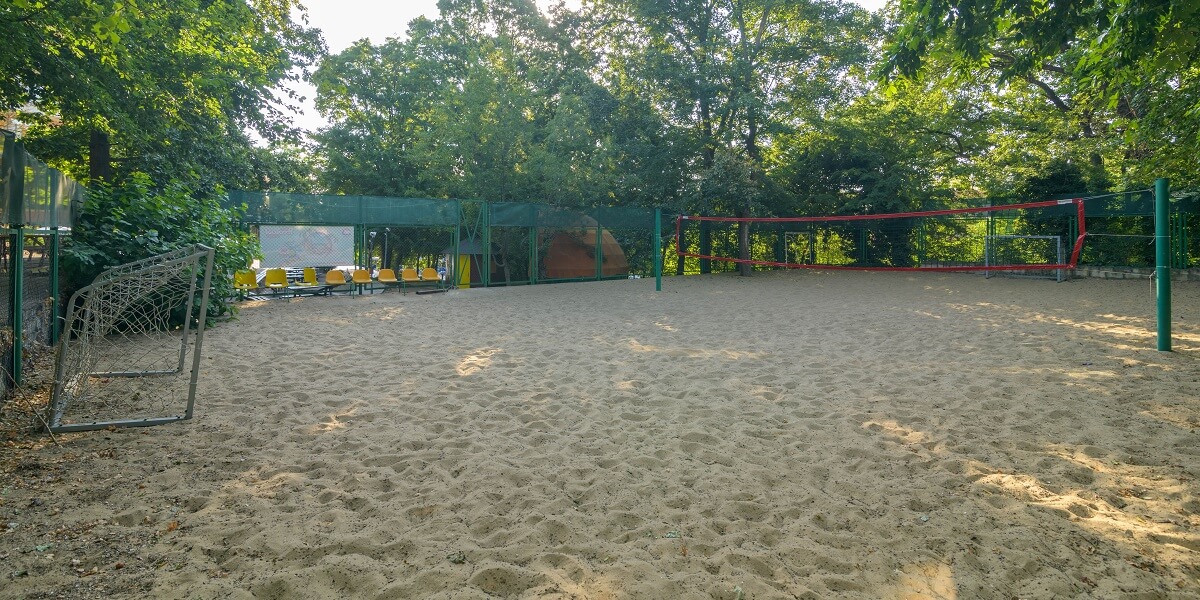 Teren de volei hotel Atlas din Nisipurile de Aur, Bulgaria