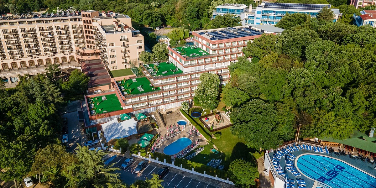 Exterior hotelul BSA Gradina din Nisipurile de Aur, Bulgaria