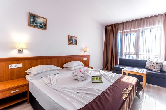Cameră dublă fără balcon hotel Prestige and Aquapark, Nisipurile de Aur Bulgaria