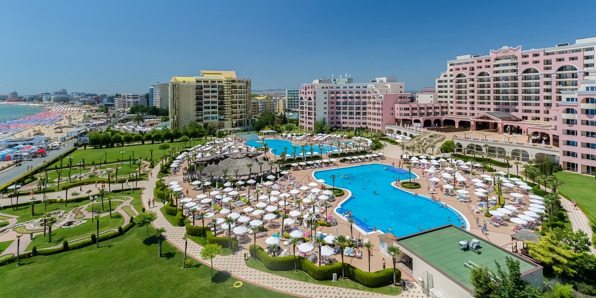 Imagine cu hotelul Majestic din Sunny Beach Bulgaria